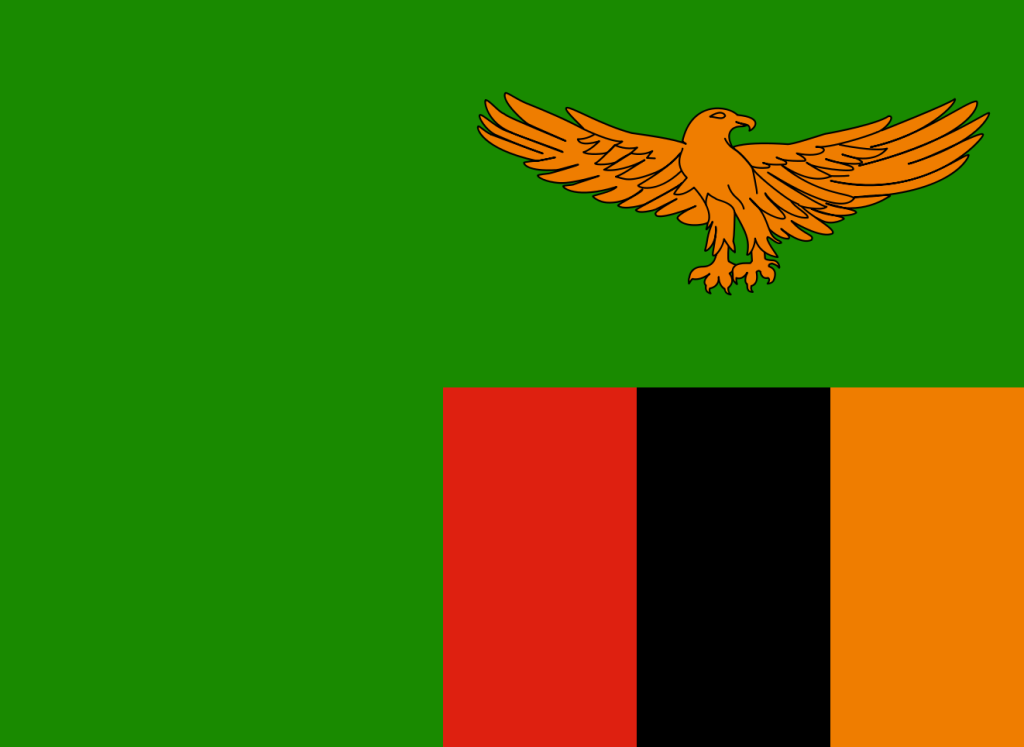 Zambia country flag