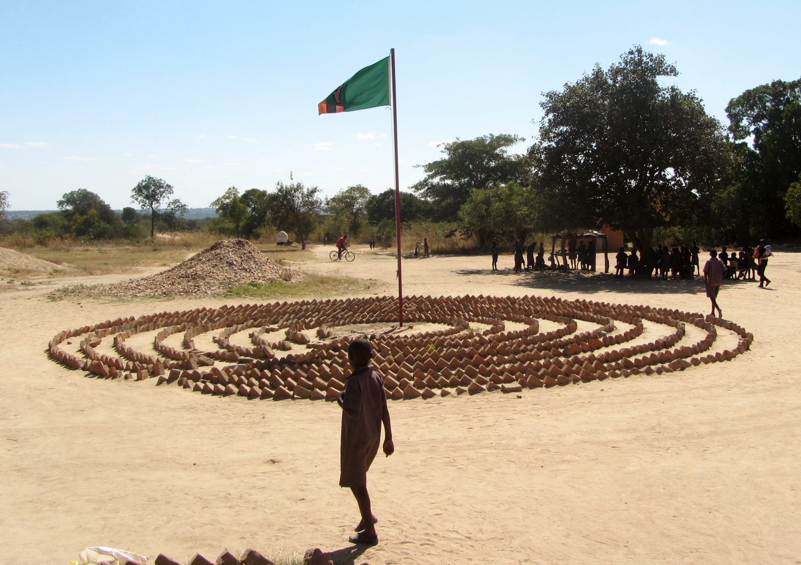 Flag-pole in zambia
