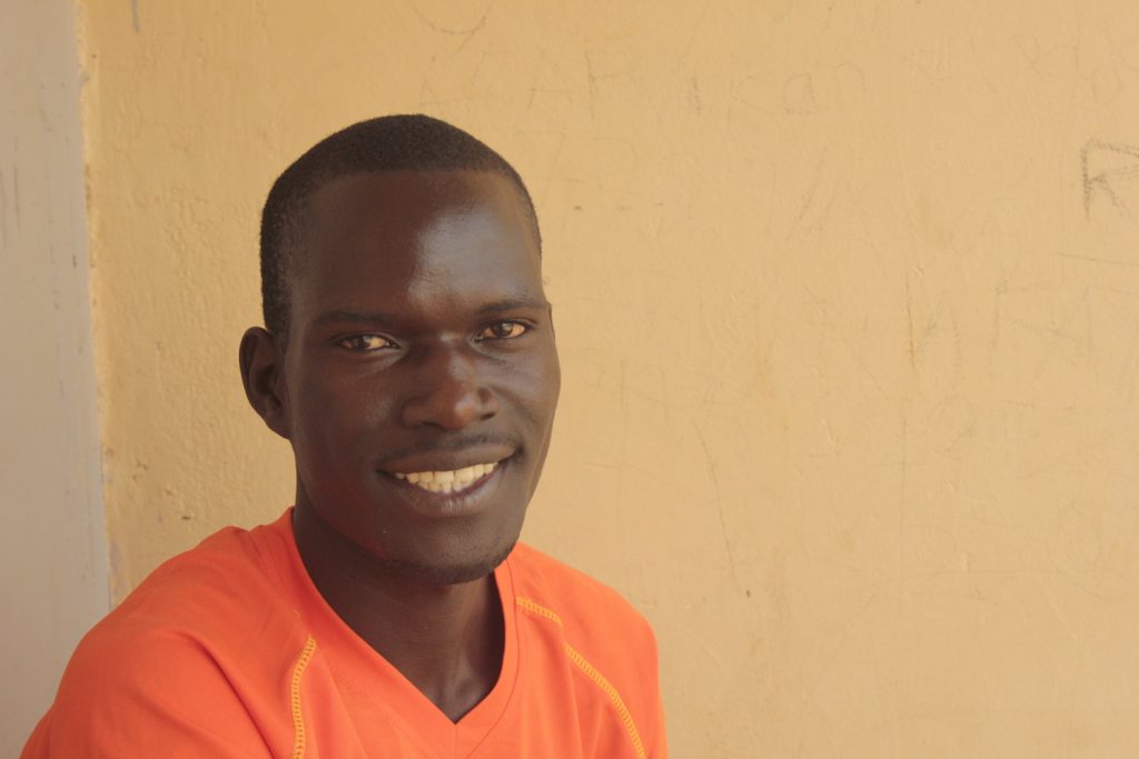 Sunday's story for African Revival showing him smiling in an orange t-shirt