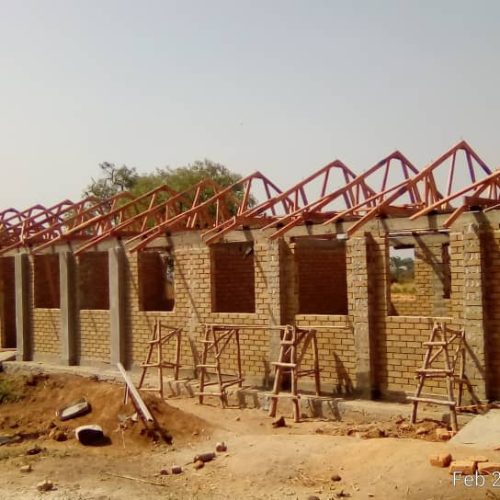 Half renovated building by African Revival as part of their completed projects